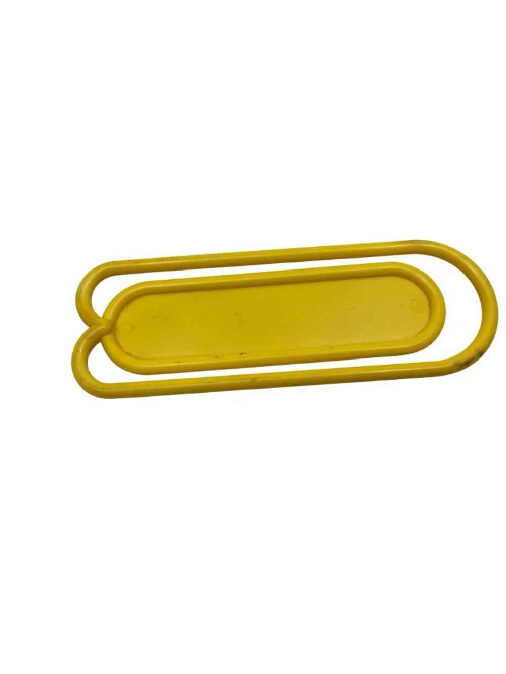 Dr. Naylor Yellow Plastic Large Paper Clip Animal Health Products 6.5 Inch S269